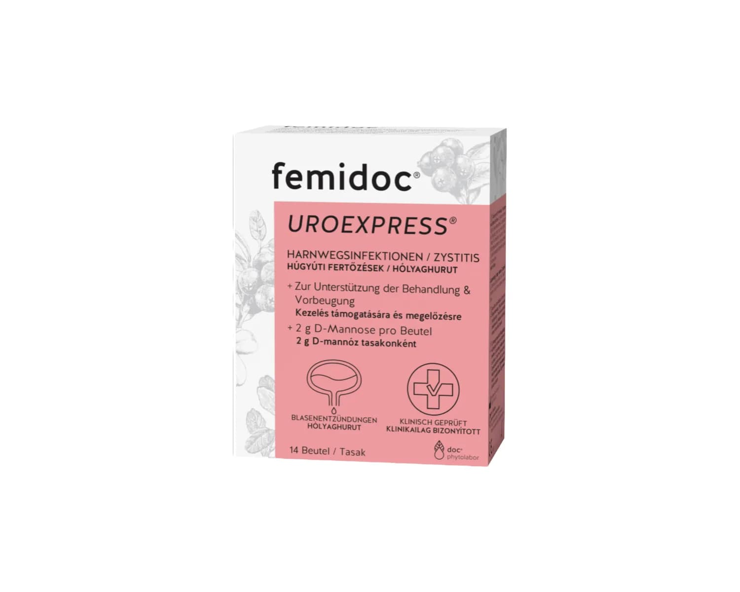 femidoc UREOEXPRESS Mannose Beutel 14Stk.