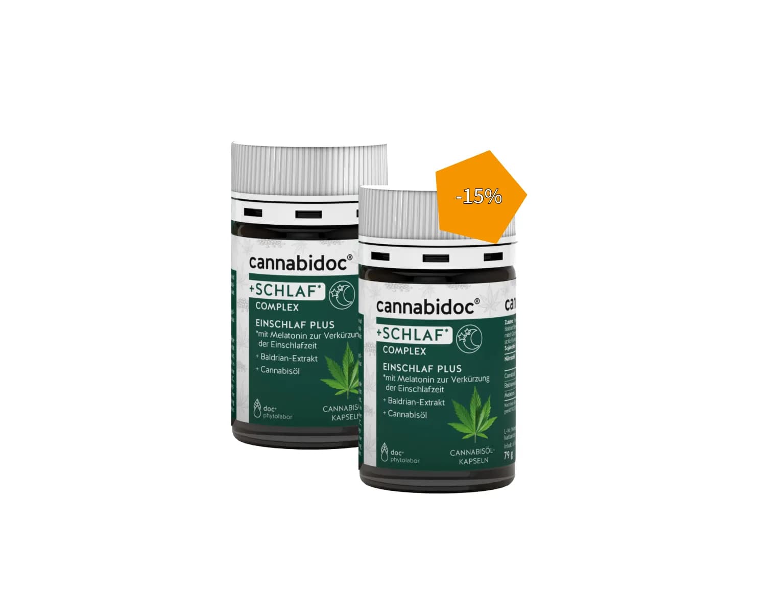 2x cannabidoc + SCHLAF COMPLEX EINSCHLAF PLUS