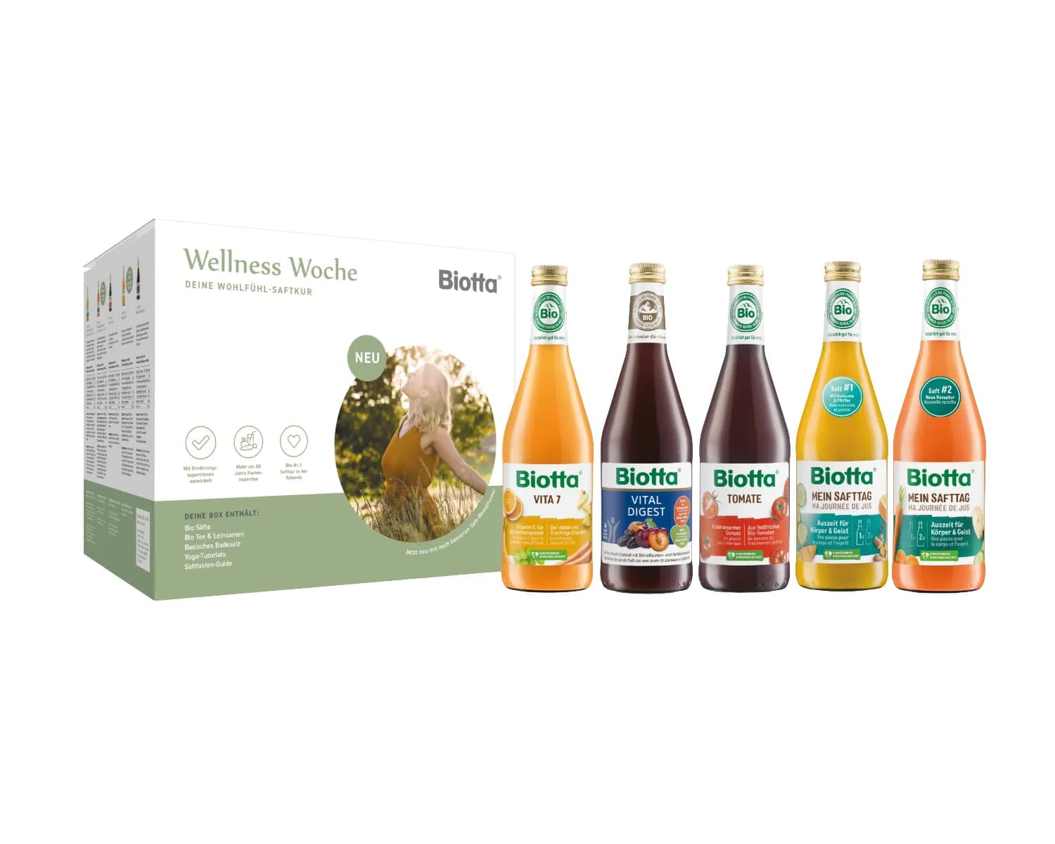 Biotta Wellness Woche BIO Wohlfühl-Saft Paket