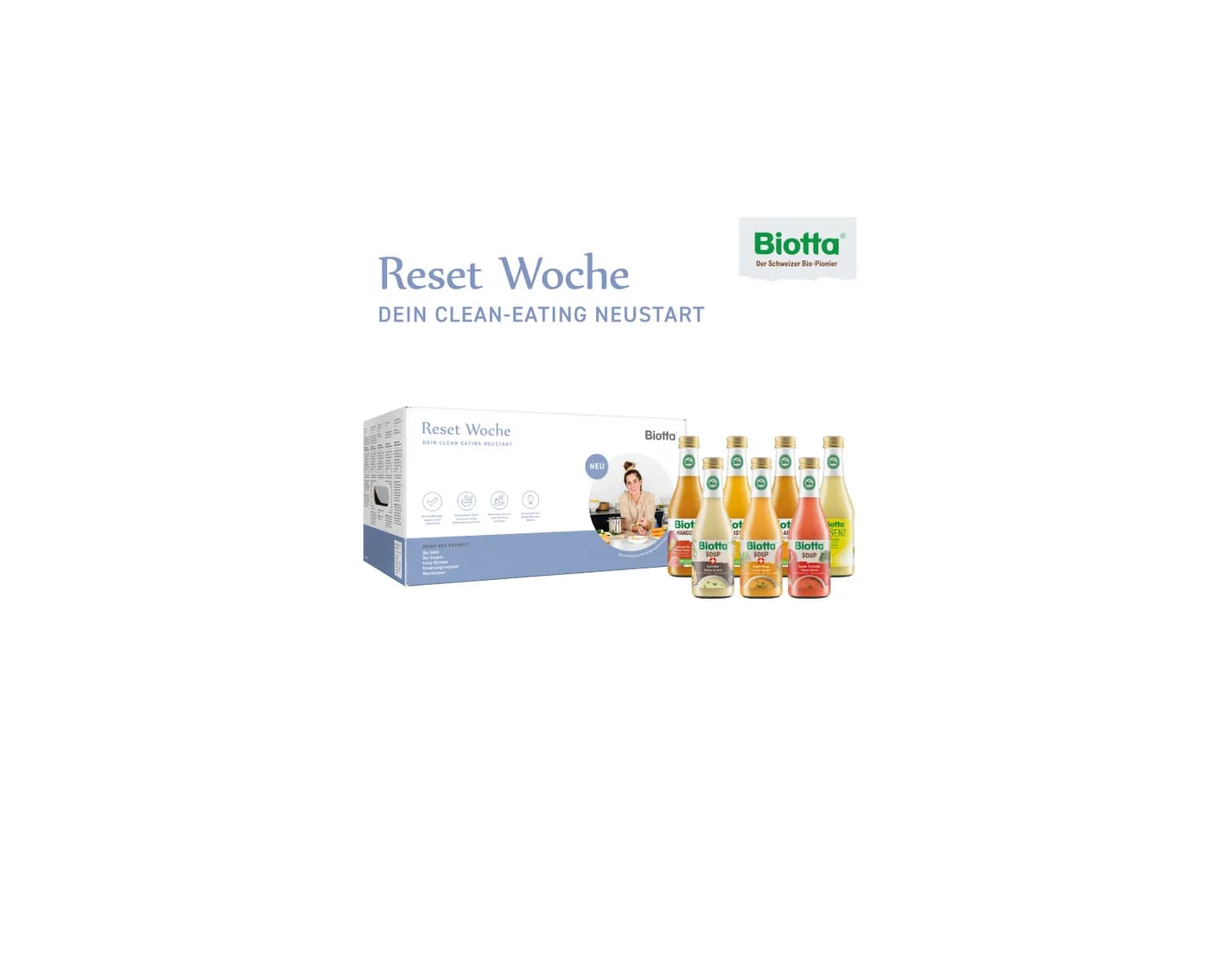 Biotta Reset Woche BIO Saft und Suppen Paket