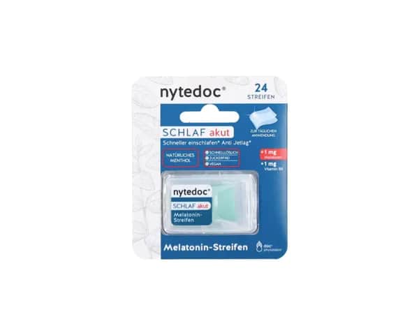 nytedoc SCHLAF akut Melatonin Streifen